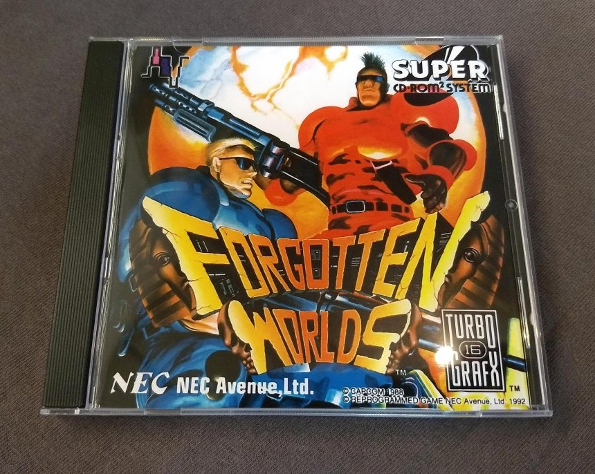 Forgotten Worlds TurboGrafx-CD reproduction