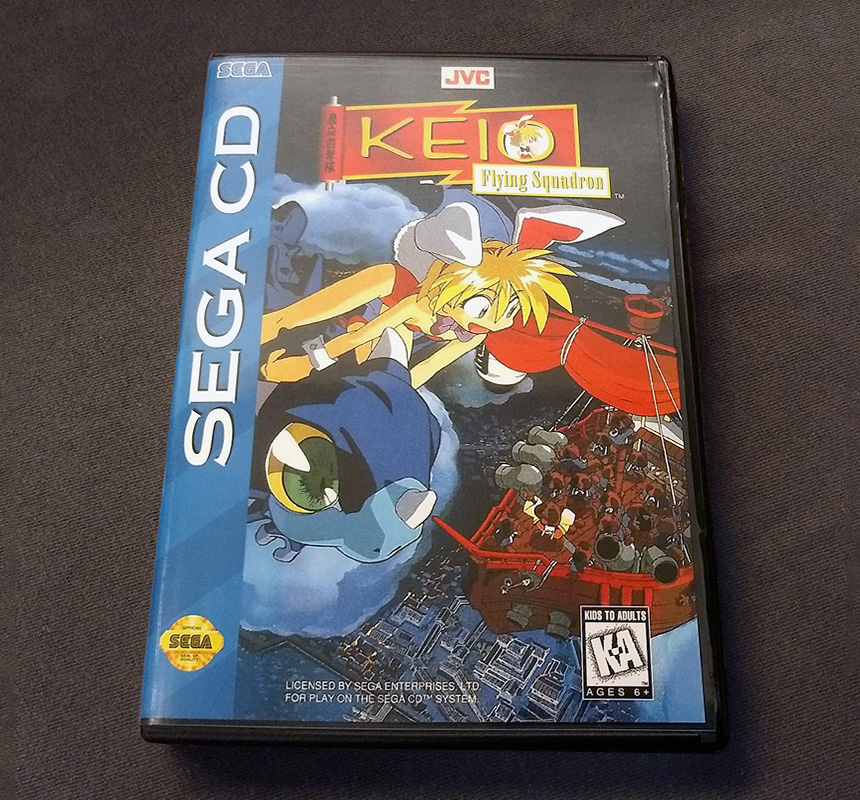 Keio Flying Squadron Sega CD reproduction
