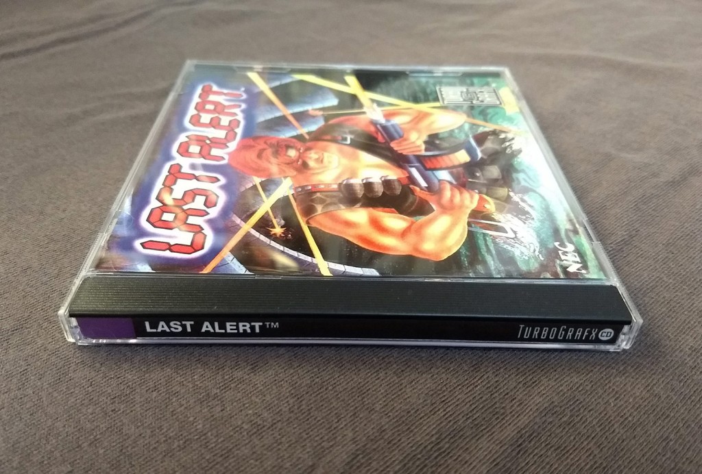 Last Alert TurboGrafx-CD Reproduction