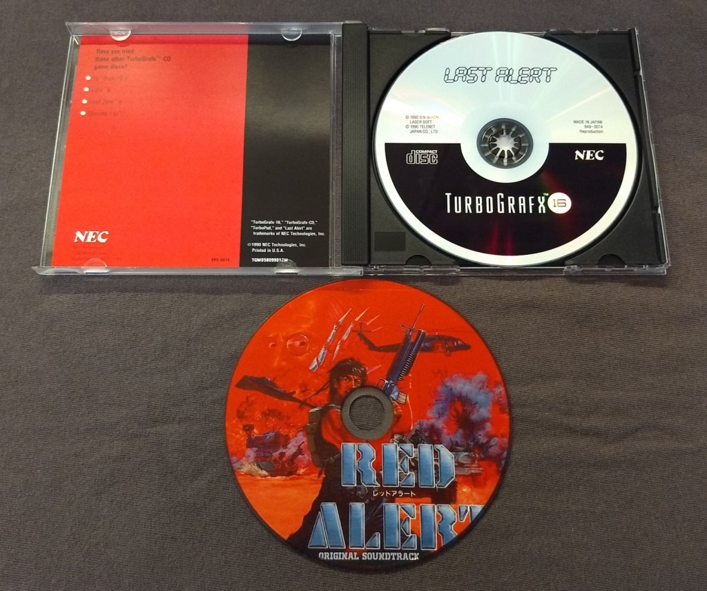 Last Alert TurboGrafx-CD Reproduction
