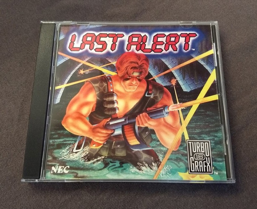 Last Alert TurboGrafx-CD reproduction