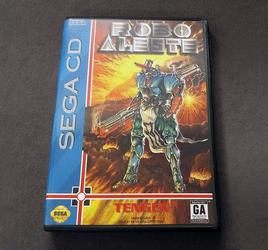 Robo Aleste Sega CD reproduction
