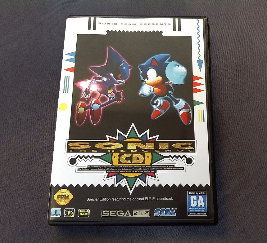 Sonic CD (EU/JP OST swap) Sega CD Reproduction