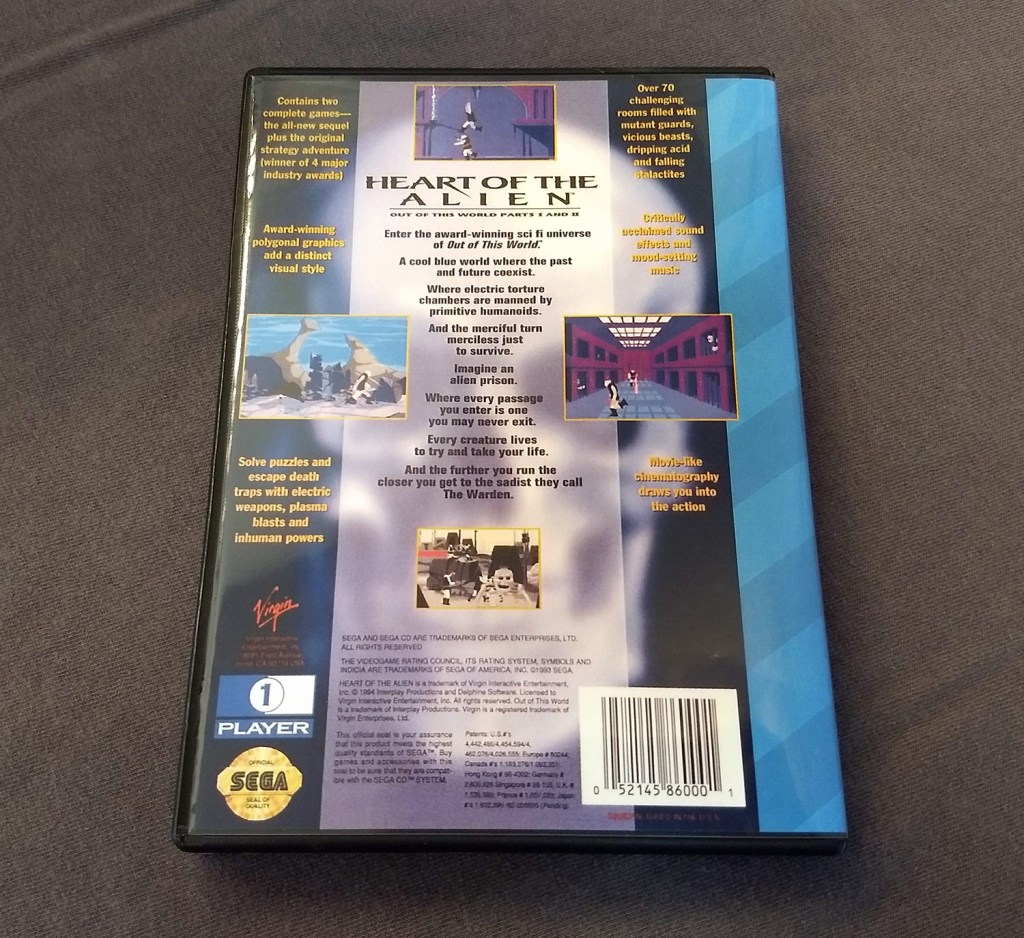 Heart of the Alien Sega CD Reproduction