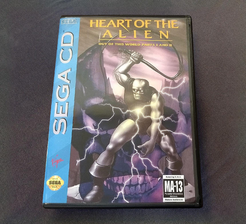Heart of the Alien Sega CD reproduction