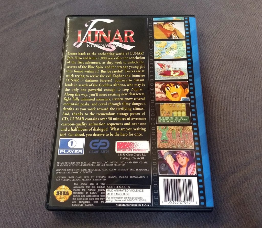 Lunar II Sega CD Reproduction