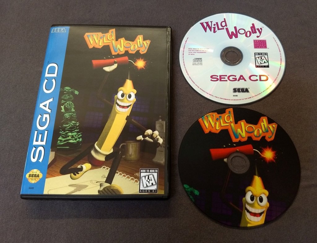 Wild Woody Sega CD Reproduction