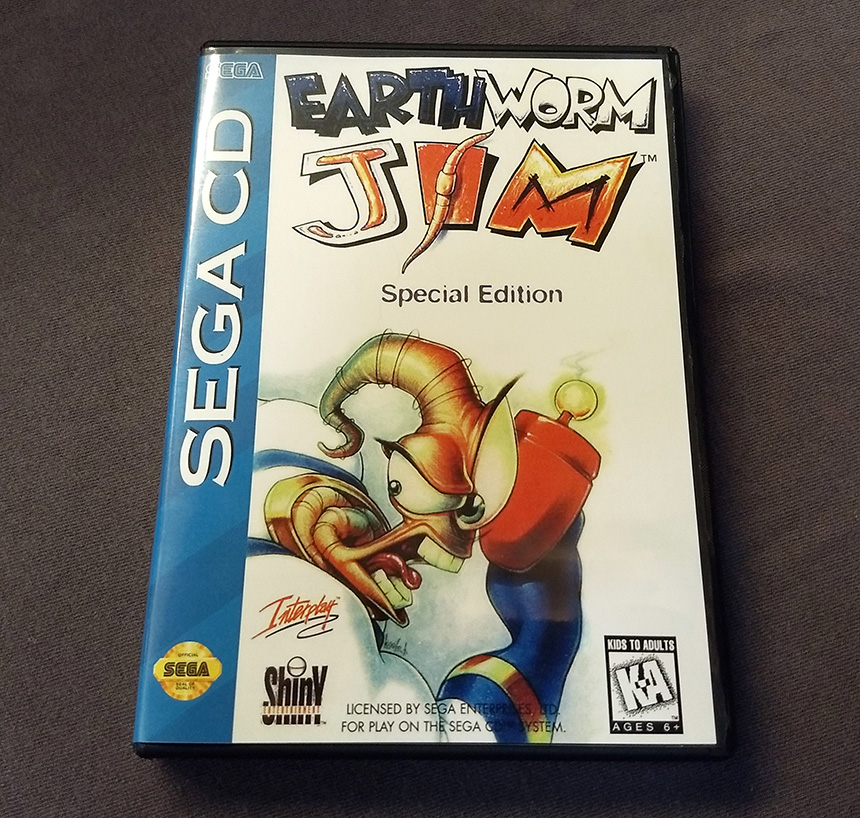 Earthworm Jim Sega CD reproduction
