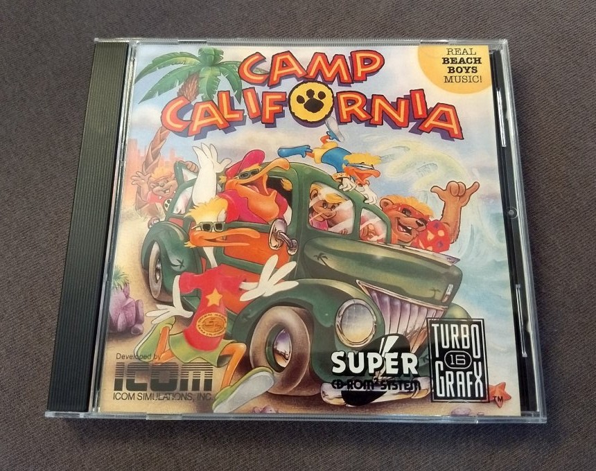 Camp California TurboGrafx-CD reproduction