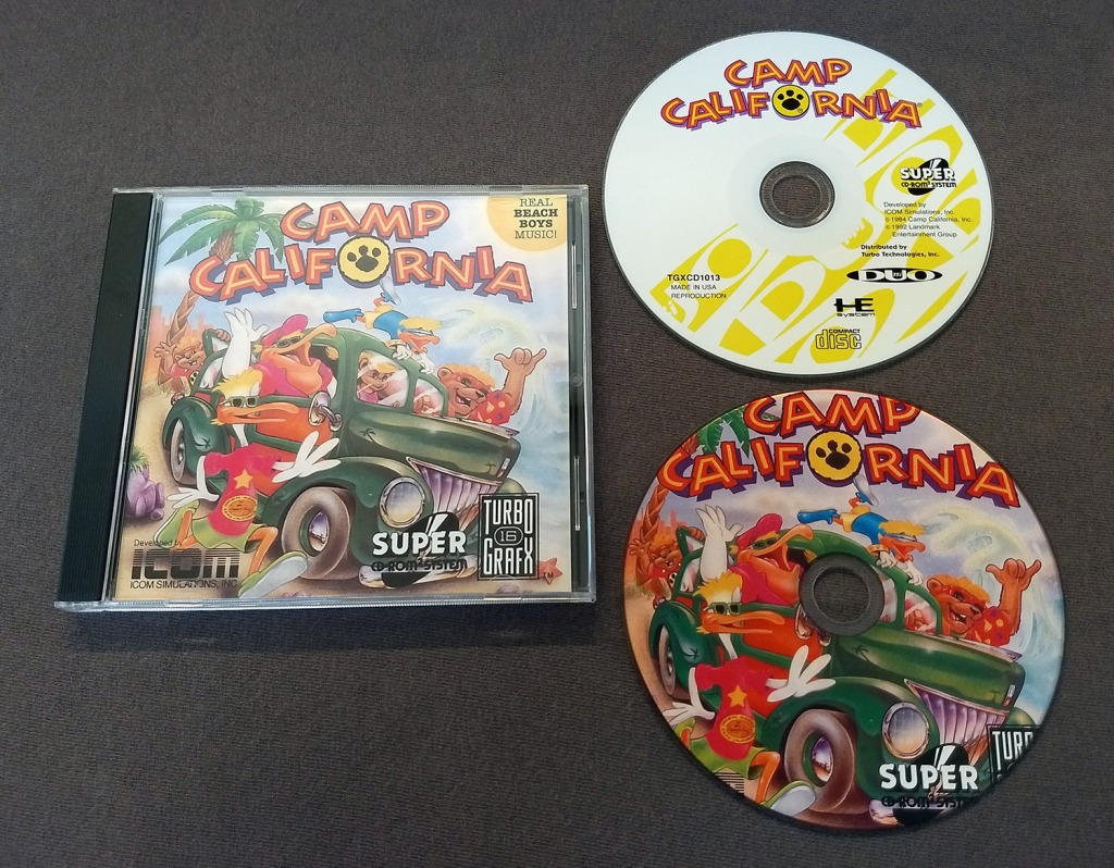 Camp California TurboGrafx-CD Reproduction