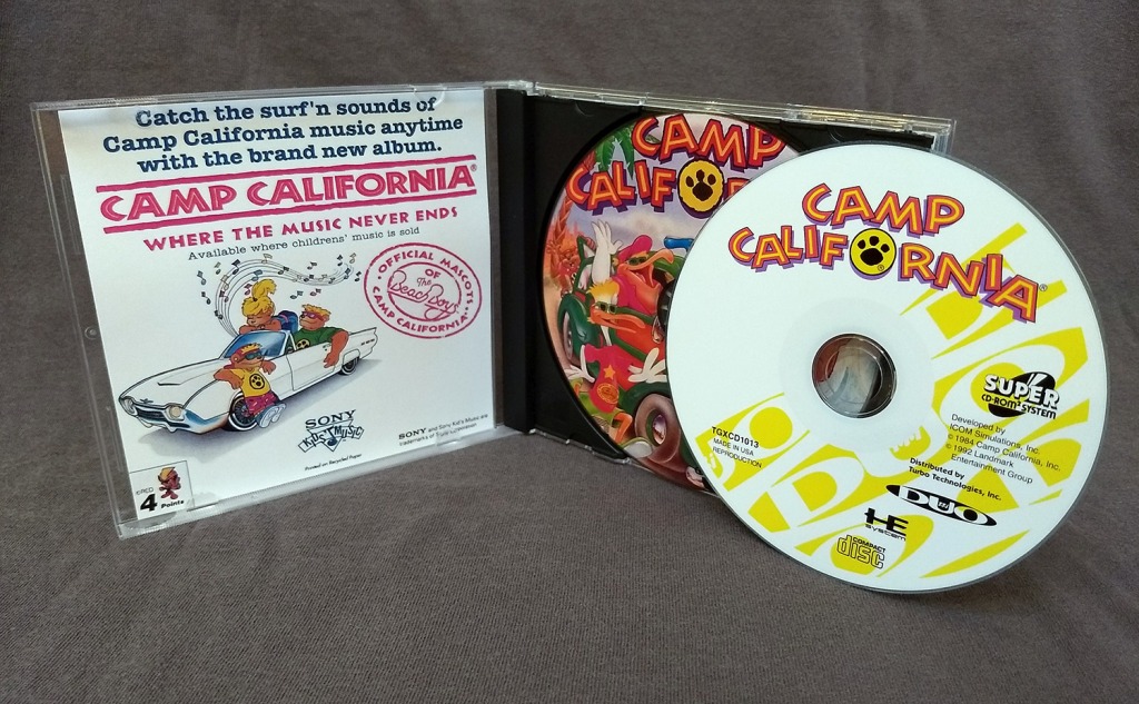 Camp California TurboGrafx-CD Reproduction