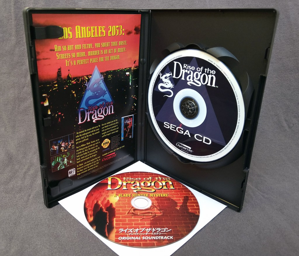 Rise of the Dragon Sega CD Reproduction