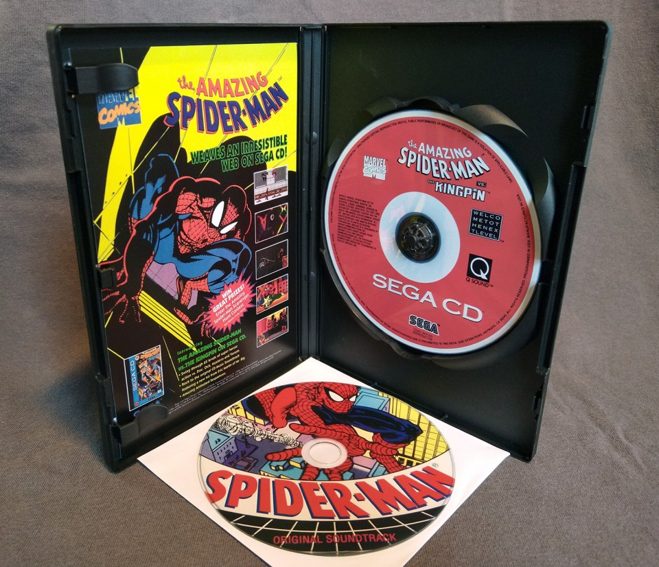 The Amazing Spider-Man vs. The Kingpin Sega CD Reproduction
