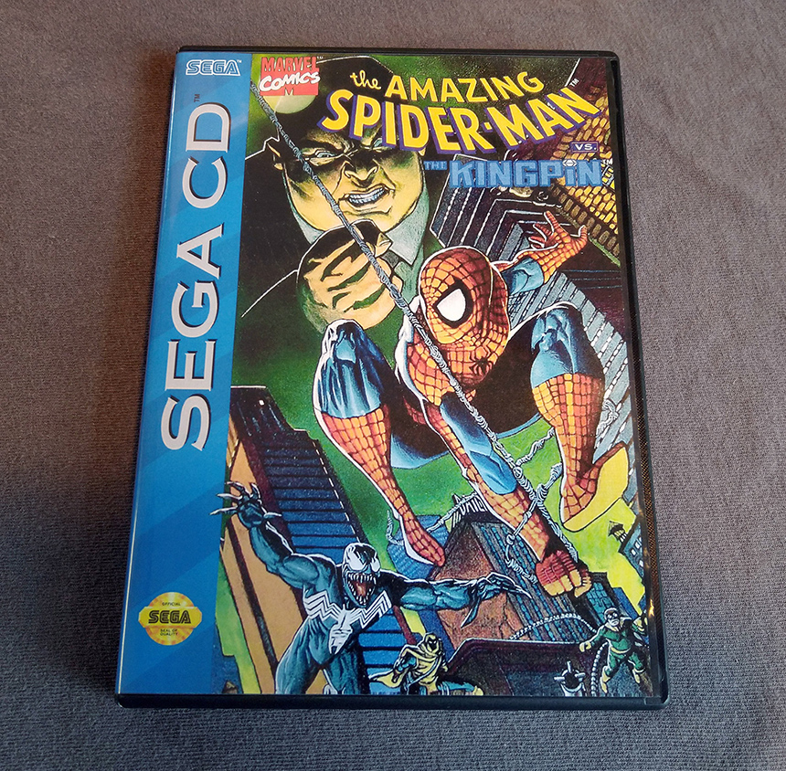The Amazing Spider-Man vs. The Kingpin Sega CD Reproduction