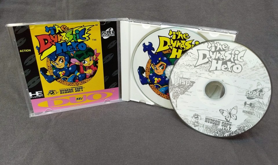 The Dynastic Hero TurboGrafx-CD Reproduction