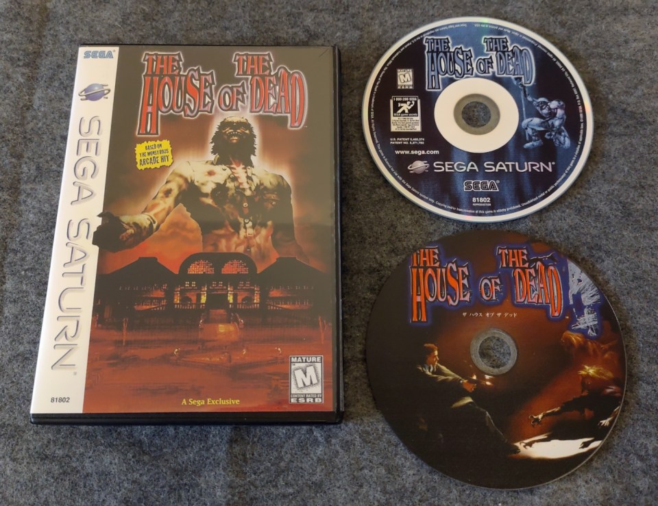 House of the Dead Sega Saturn Reproduction