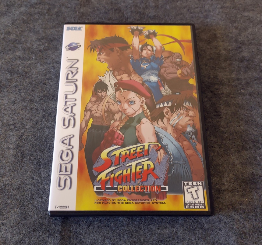 Street Fighter Collection Sega Saturn Reproduction