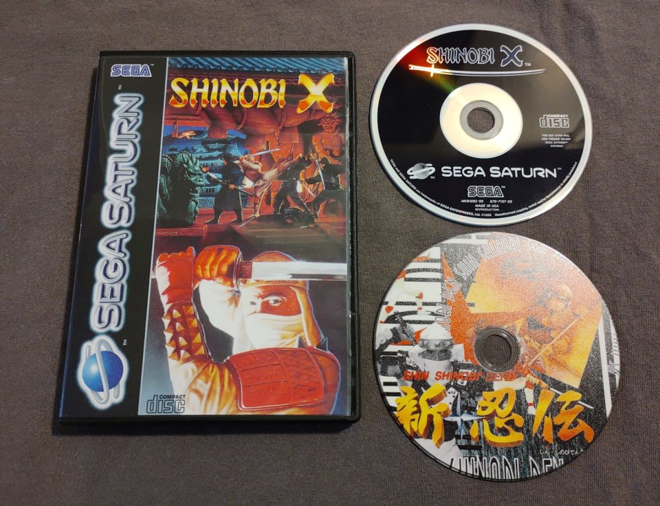 Shinobi X: 60Hz Hack (Europe) Sega Saturn Reproduction