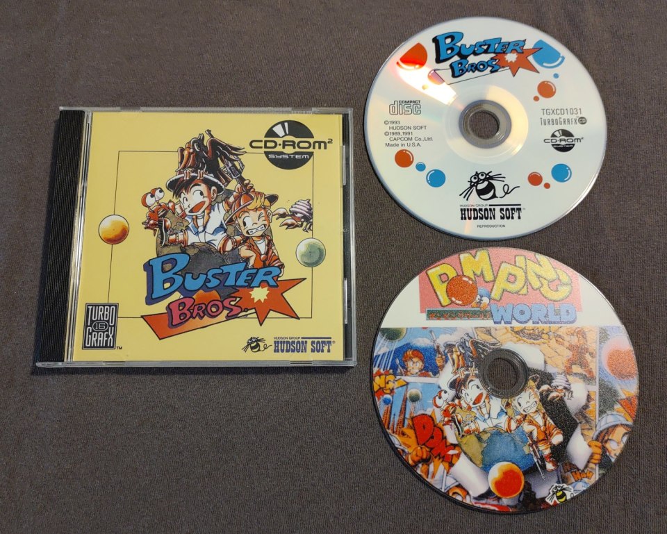 Buster Bros. TurboGrafx-CD Reproduction