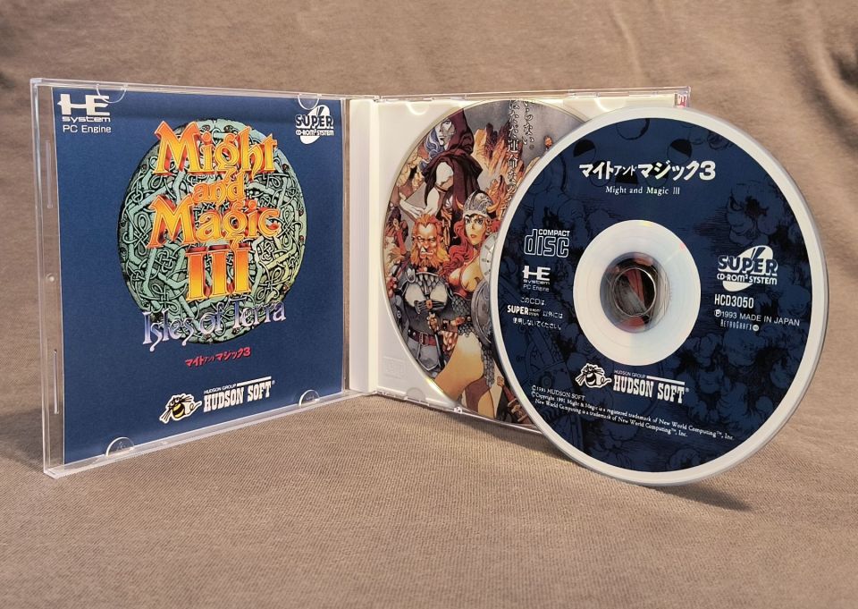 Might and Magic III: Isles of Terra TurboGrafx-CD Reproduction