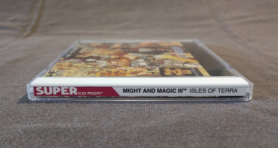 Might and Magic III: Isles of Terra TurboGrafx-CD Reproduction