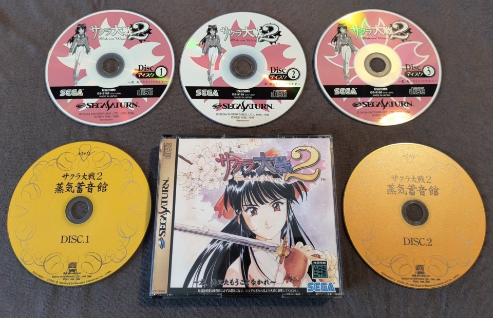 Sakura Wars 2: Thou Shalt not Die Sega Saturn Reproduction (English)