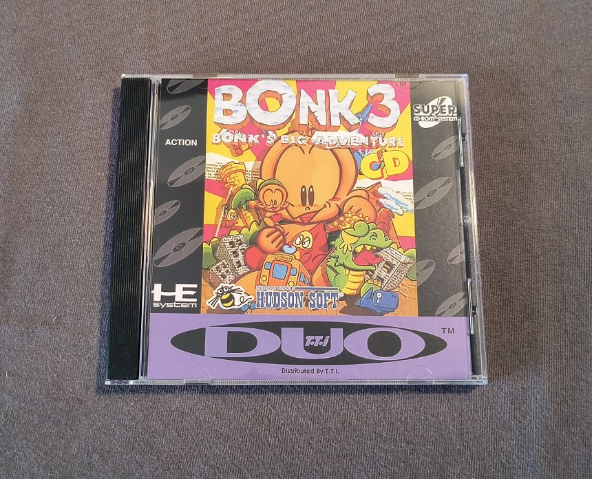 Bonk 3 CD TurboGrafx-CD Reproduction