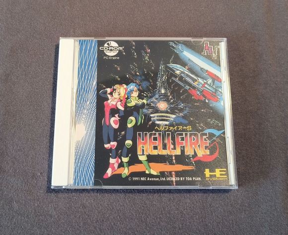Hellfire PC Engine CD Reproduction