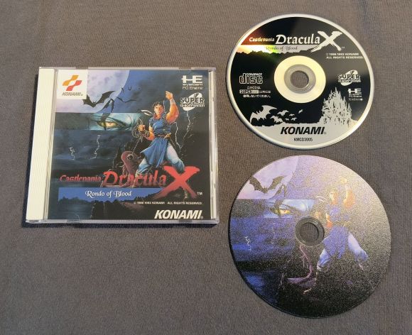 Castlevania: Dracula X Rondo of Blood PC Engine CD Reproduction (English)