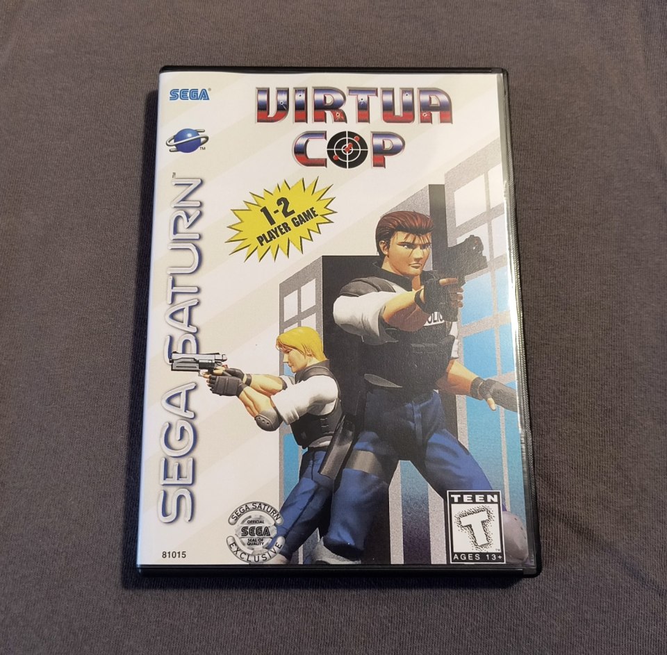 Virtua Cop Sega Saturn Reproduction