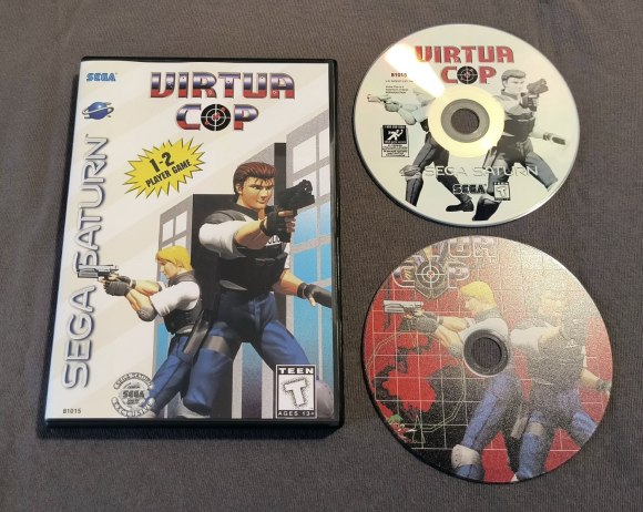 Virtua Cop Sega Saturn Reproduction