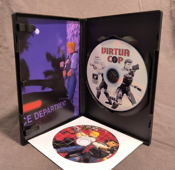 Virtua Cop Sega Saturn Reproduction