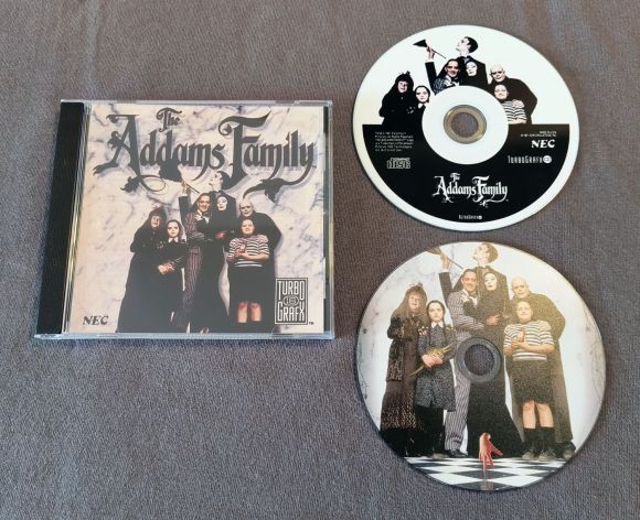 Addams Family TurboGrafx-CD Reproduction