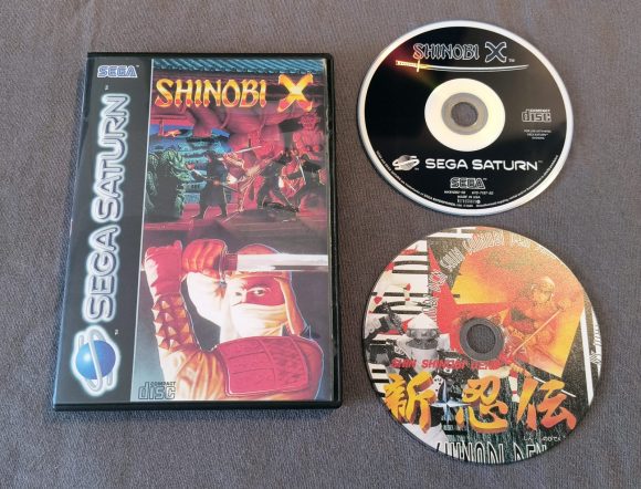 Shinobi X (Europe) 60Hz Hack (PAL to NTSC) Sega Saturn Reproduction