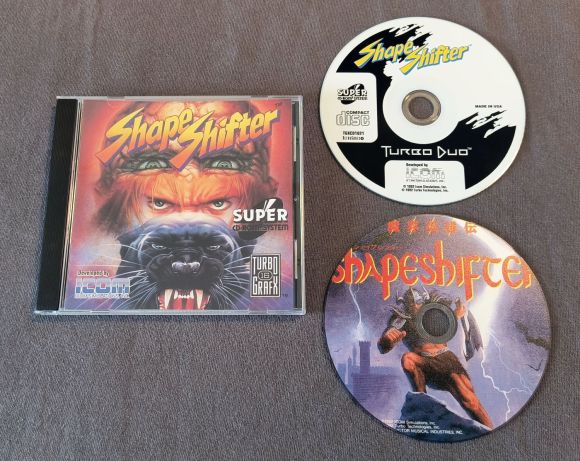 Shape Shifter TurboGrafx-CD Reproduction