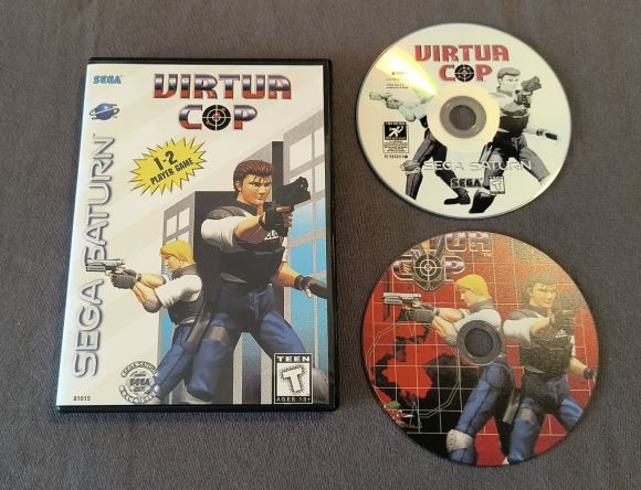 Virtua Cop Sega Saturn Reproduction