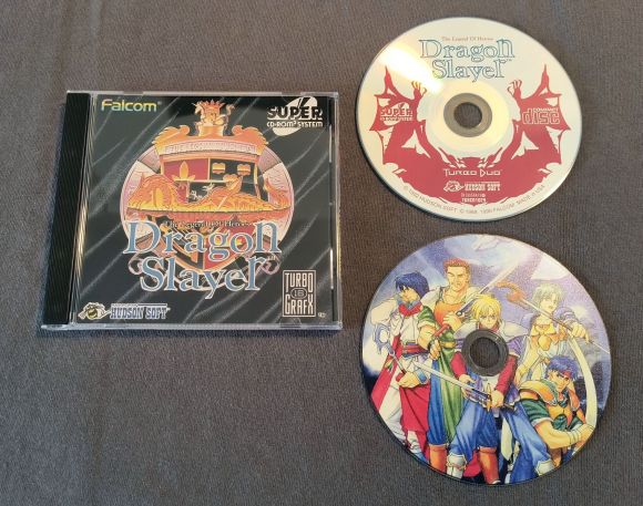 Dragon Slayer: The Legend of Heroes TurboGrafx-CD Reproduction