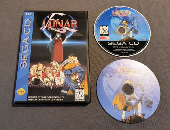 Lunar II: Eternal Blue Sega CD Reproduction (Un-Worked Designs)