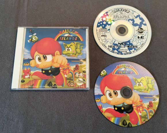 Rainbow Islands PC Engine CD Reproduction