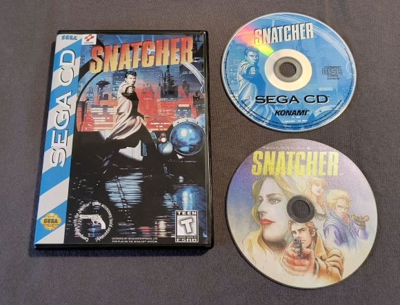 Snatcher Sega CD Reproduction