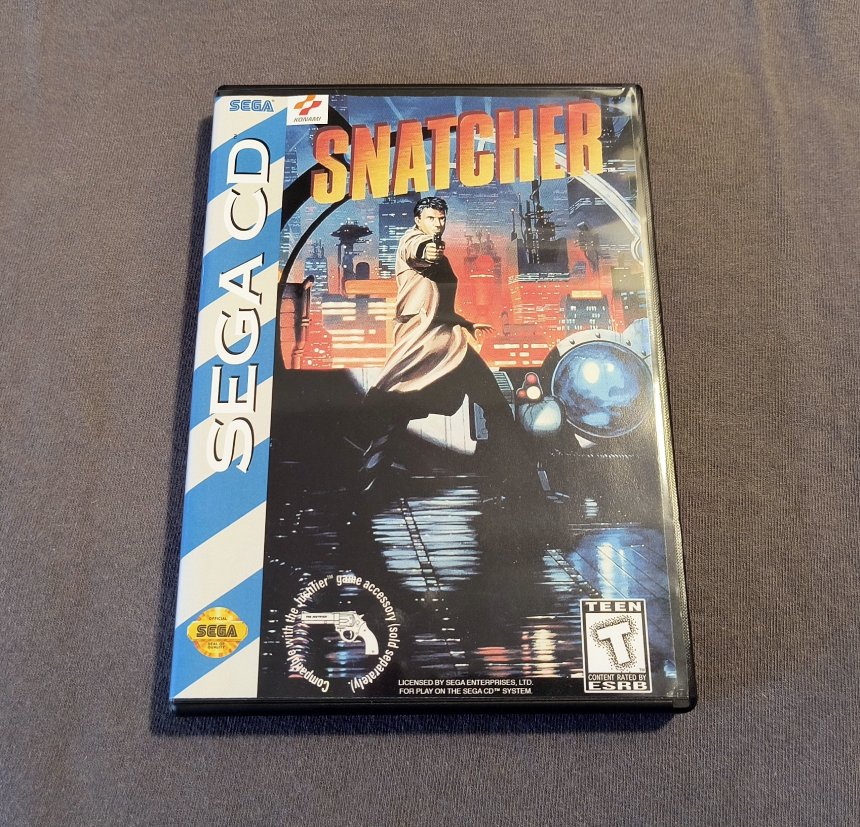 Snatcher Sega CD Reproduction