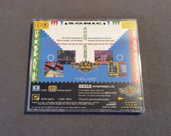 Sonic CD (EU/JP OST swap) Sega CD Reproduction