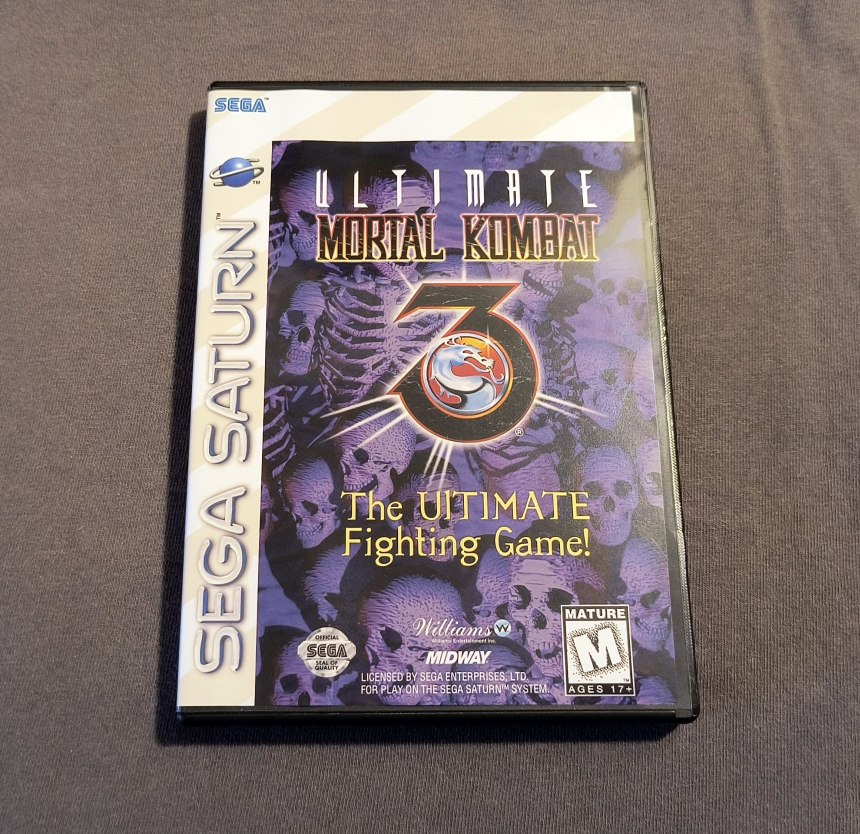 Ultimate Mortal Kombat 3 Sega Saturn Reproduction