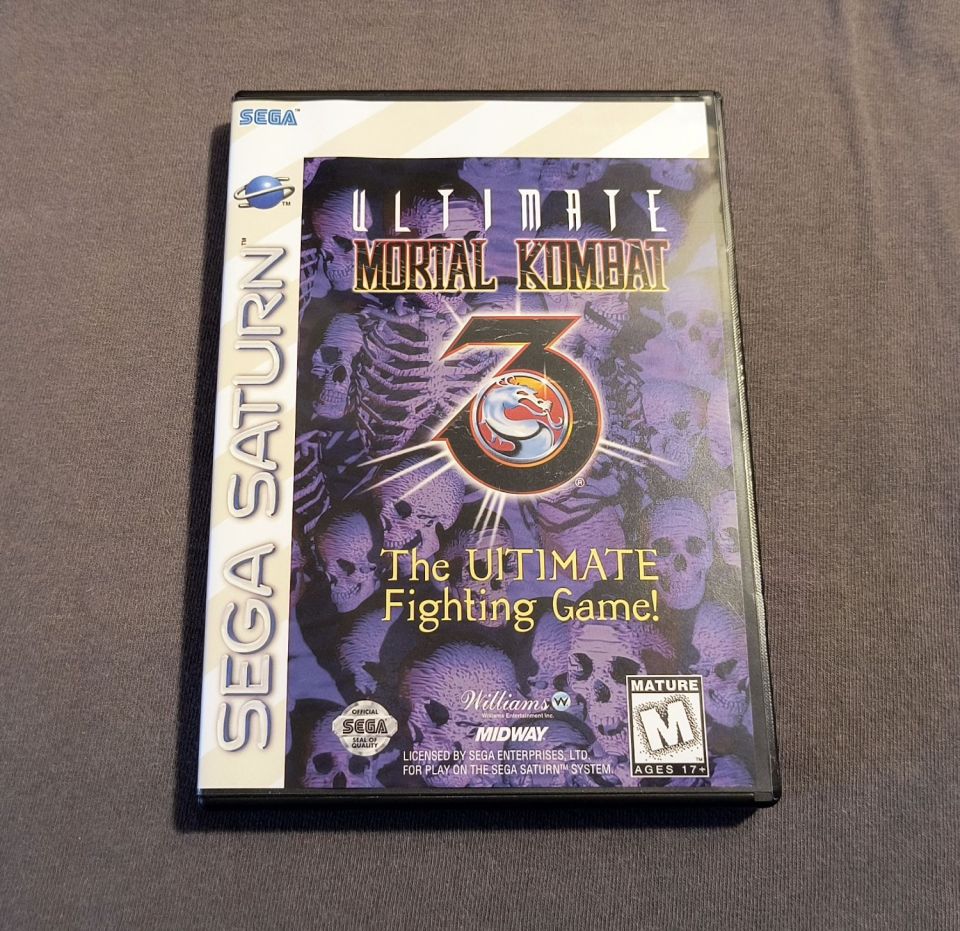 Ultimate Mortal Kombat 3 Sega Saturn Reproduction