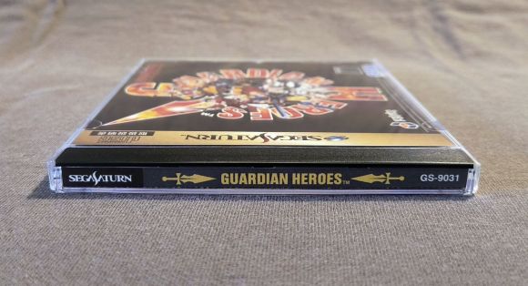 Guardian Heroes Sega Saturn Reproduction (US game JP style case)
