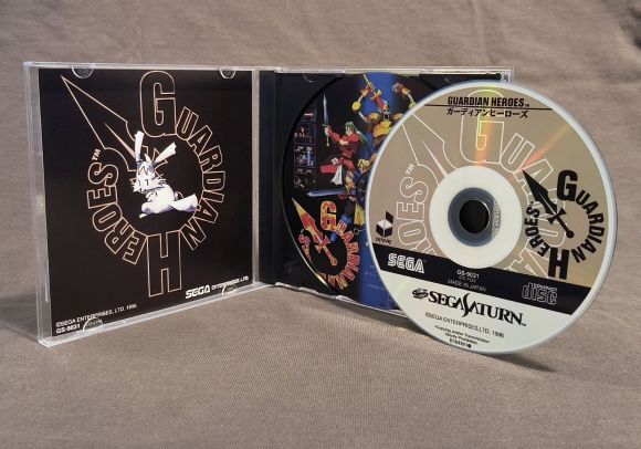 Guardian Heroes Sega Saturn Reproduction (US game JP style case)