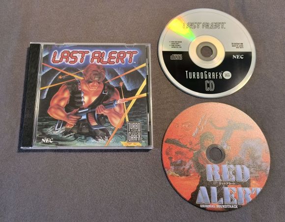 Last Alert TurboGrafx-CD Reproduction