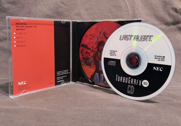 Last Alert TurboGrafx-CD Reproduction