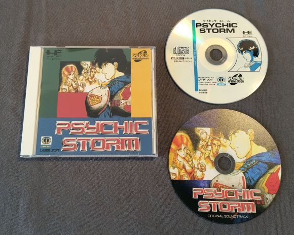 Psychic Storm PC Engine CD Reproduction
