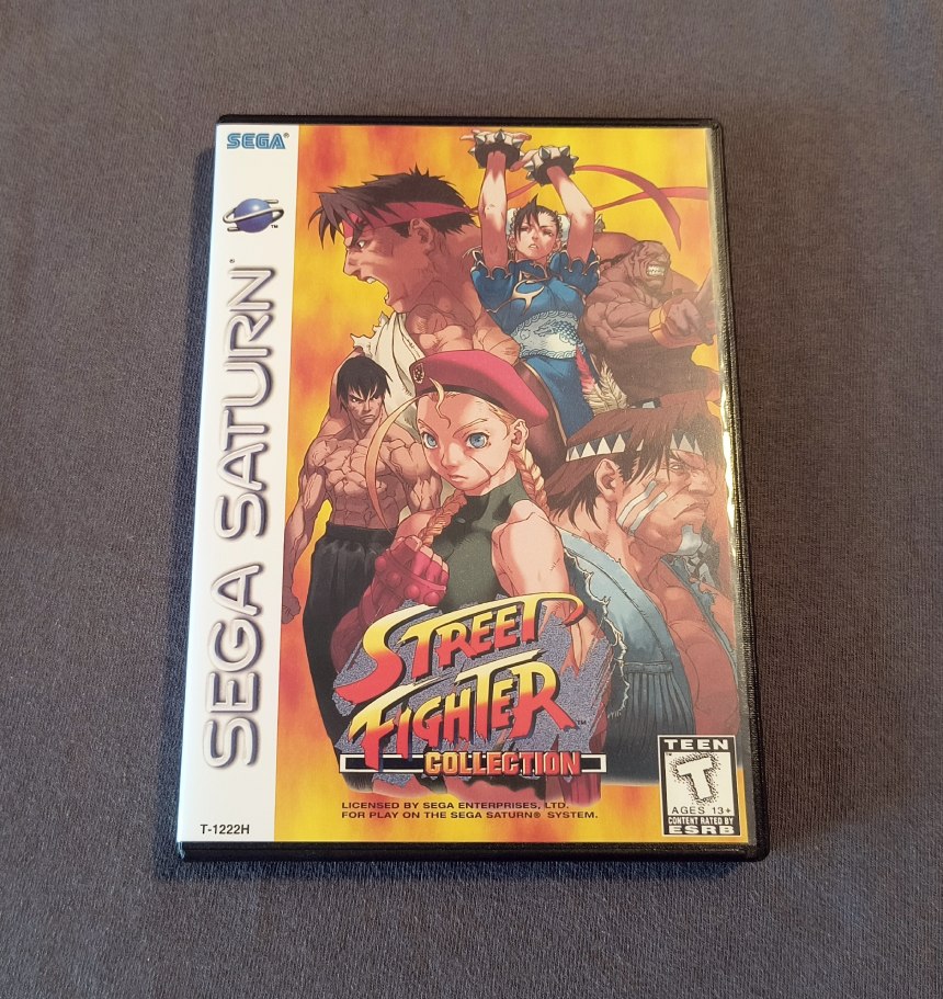 Street Fighter Collection Sega Saturn Reproduction